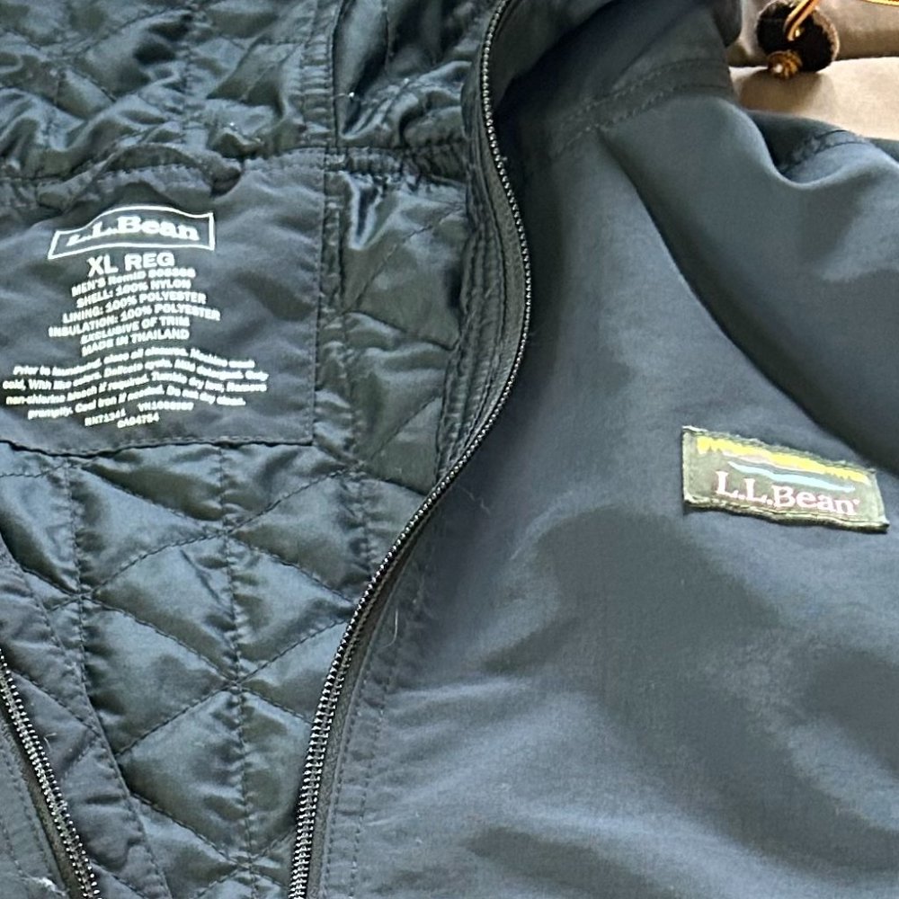 LL Bean Insulated quarter zip pullover jacket